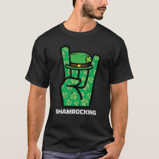 St Patricks Day Rock Hand Saint Paddys Rocker Men  Tシャツ