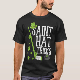 St Patricks Day Saint Hat Tricks Hockey Shamrock K Tシャツ