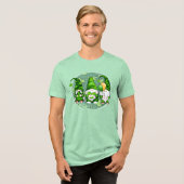 St. Patrick's Day Shamrock Gnomes-54989 トライブレンドTシャツ (正面全面)