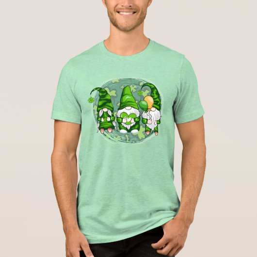 St. Patrick's Day Shamrock Gnomes-54989 トライブレンドTシャツ (正面)
