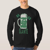 St Patricks Day Shamrock Irish Beer Drinking Slain Tシャツ (正面)