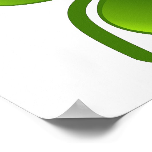 St Patrick's Day Shamrocks Thunder_Cove ポスター (角)