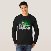 St Patricks Day Shenanigans Squad Groovy Style Iri Tシャツ (正面フル)