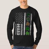 St Patricks Day Shenanigans Squad US flag American Tシャツ (正面)