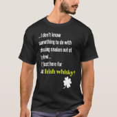 St Patricks Day Snakes Legend & Irish Whiskey Quot Tシャツ (正面)