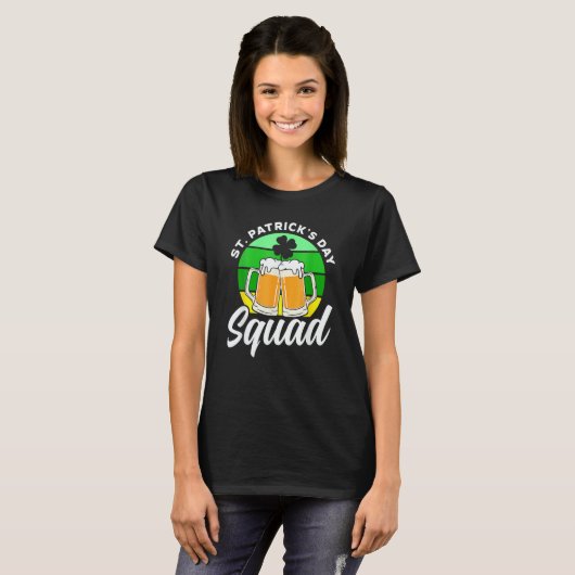 St Patrick's Day Squad Team Ireland St Patricks Da Tシャツ (正面フル)