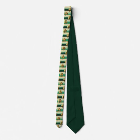 St. Patrick's Day Striped Custom Necktie ネクタイ (裏面)