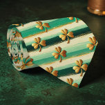 St. Patrick's Day Striped Custom Necktie ネクタイ<br><div class="desc">Celebrate St. Patrick's Day in style with this custom-designed necktie! This eye-catching tie features vibrant, festive stripes, perfect for adding a touch of Irish charm to any outfit. Whether you're attending a parade, a party, or simply want to show your Irish pride, this necktie is a fantastic choice. It's a...</div>