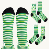 St. Patrick's Day Stripes All-Over-Print Socks ソックス