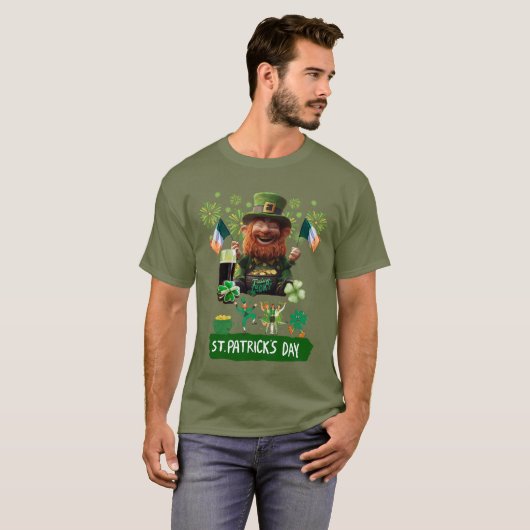 St patricks day tシャツ (正面フル)