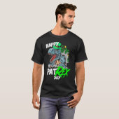 St Patricks Day T-Rex Happy Pat Rex Day Dinosaur Tシャツ (正面フル)