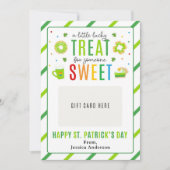 St. Patrick's Day Teacher Appreciation Gift Card 招待状 (正面)