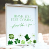 St. Patricks Day Thank You for Coming Favors 台座サイン