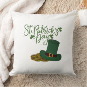 St. Patrick's Day Throw Pillow クッション (ブランケット)