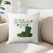 St. Patrick's Day Throw Pillow クッション