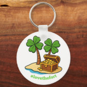 St. Patrick's Day Tropical Island Keychain キーホルダー (裏面)