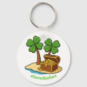 St. Patrick's Day Tropical Island Keychain キーホルダー (裏面)