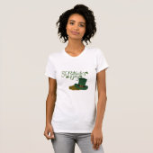 St. Patrick's Day Women’s Slim Fit T-Shirt Tシャツ (正面フル)