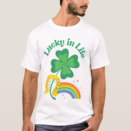 St patricks dayTシャツがラッキー|過去記事 Tシャツ (正面)