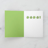 St patricks Doxieのシルエット- Winston カード (内部)