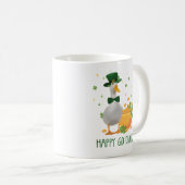 St. Patricks Happy Go Ducky コーヒーマグカップ (正面右)