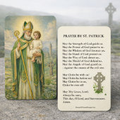 St. Patrick's  Holy Card Catholic Prayer 名刺