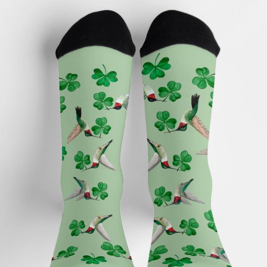 St. Patrick's Hummingbird Crew Socks ソックス (上部)