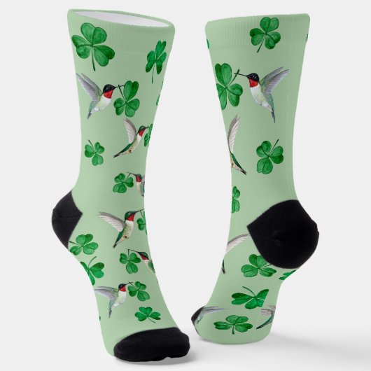 St. Patrick's Hummingbird Crew Socks ソックス (傾斜あり)