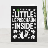 St Patricks Little Leprechaun Inside Pregnancy Ann カード (正面)