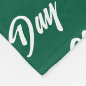 St Patrick's Lucky Day Cute Cat Leprechaun Hat, フリースブランケット (角)