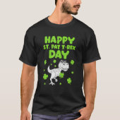 St Patricks Saint Pat T Rex Dinosaurs Funny St. Pa Tシャツ (正面)