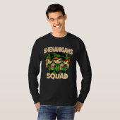 St Patricks Shenanigans Squad Girls Green Proud Ir Tシャツ (正面フル)