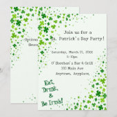 St. Patrick's St. Patty's Day Party Invitation 招待状 (正面/裏面)