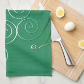 St. Patrick's Teal Kitchen Towels キッチンタオル (四つ折り)