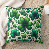 St patricks - Throw Pillows クッション (ブランケット)