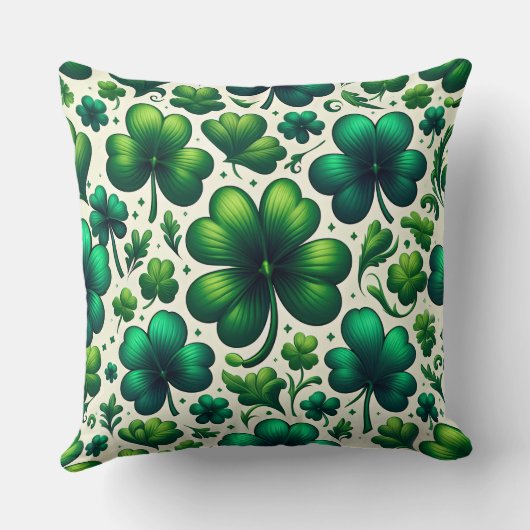 St patricks - Throw Pillows クッション (裏面)