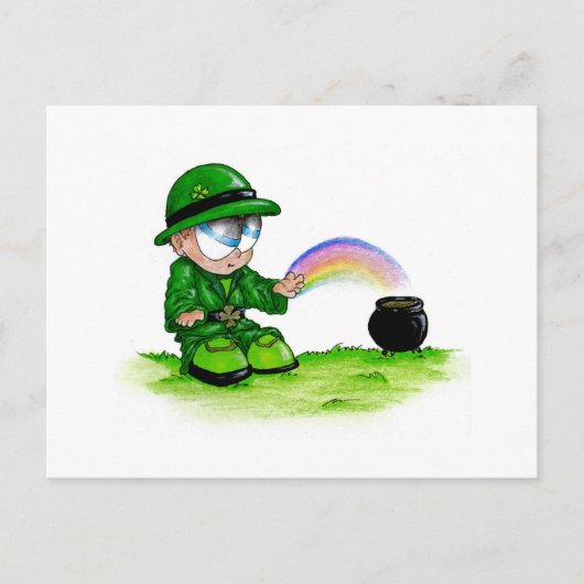 St. Patrics日 ポストカード (正面)