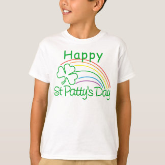 St patty's dayの幸せなTシャツ Tシャツ