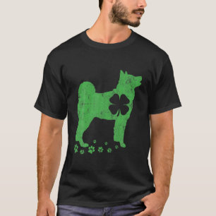 St pattys day動揺してシベリアのハスキードッグシャーマー tシャツ