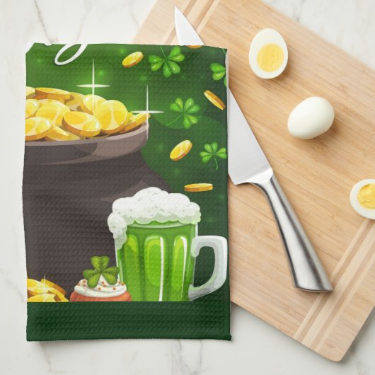 st patty's day  キッチンタオル (四つ折り)