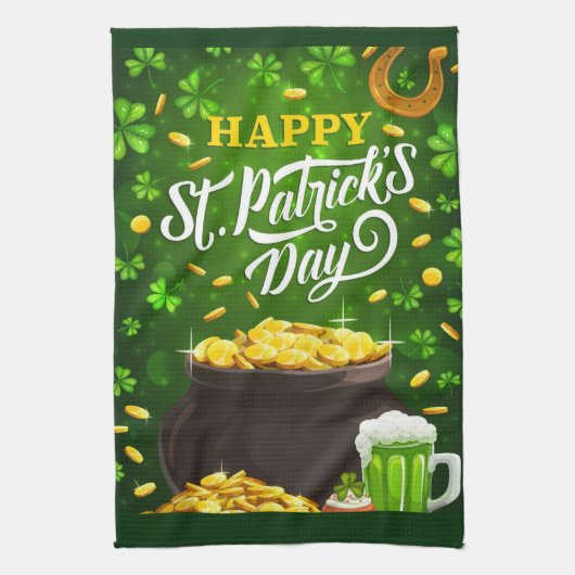 st patty's day  キッチンタオル (縦)