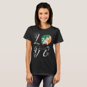 St Pattys Day Love Green Dabbing Lepricorn Four Le Tシャツ (正面フル)