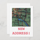 St Paul新しいアドレスのお知らせ 案内ポストカード (正面/裏面)