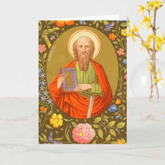 St Paul the Apostle (PM 06)グリーティン空白のグカード2 カード (黄色い花)