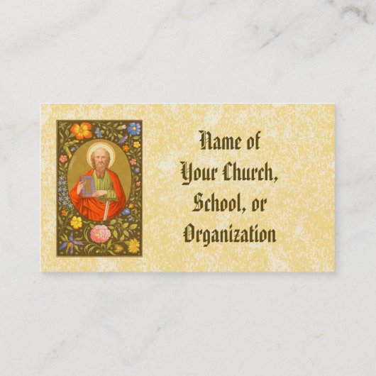 St. Paul the Apostle (PM 06)標準 名刺 (裏面)