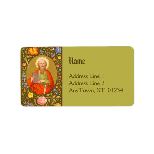St. Paul the Apostle (PM 06) FB Add Label 2b ラベル (正面)