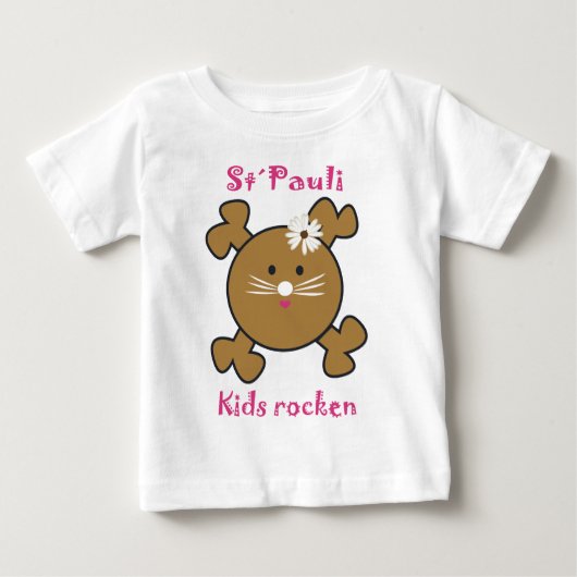 St. Pauli Kids rocken ベビーTシャツ (正面)