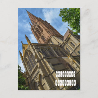 St Paul's Cathedral in Melbourne シーズンポストカード
