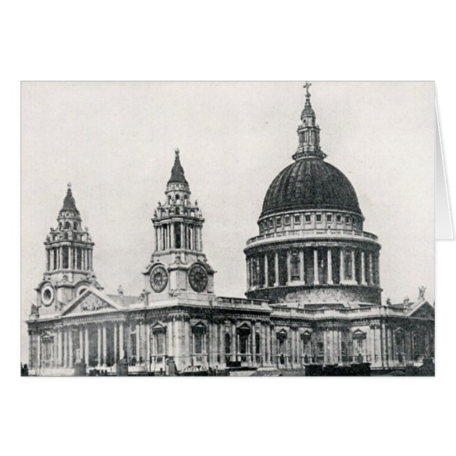 St Pauls Catherdral、ロンドン (正面横)