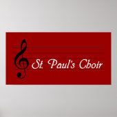 St. Paul's Choir ポスター (正面)